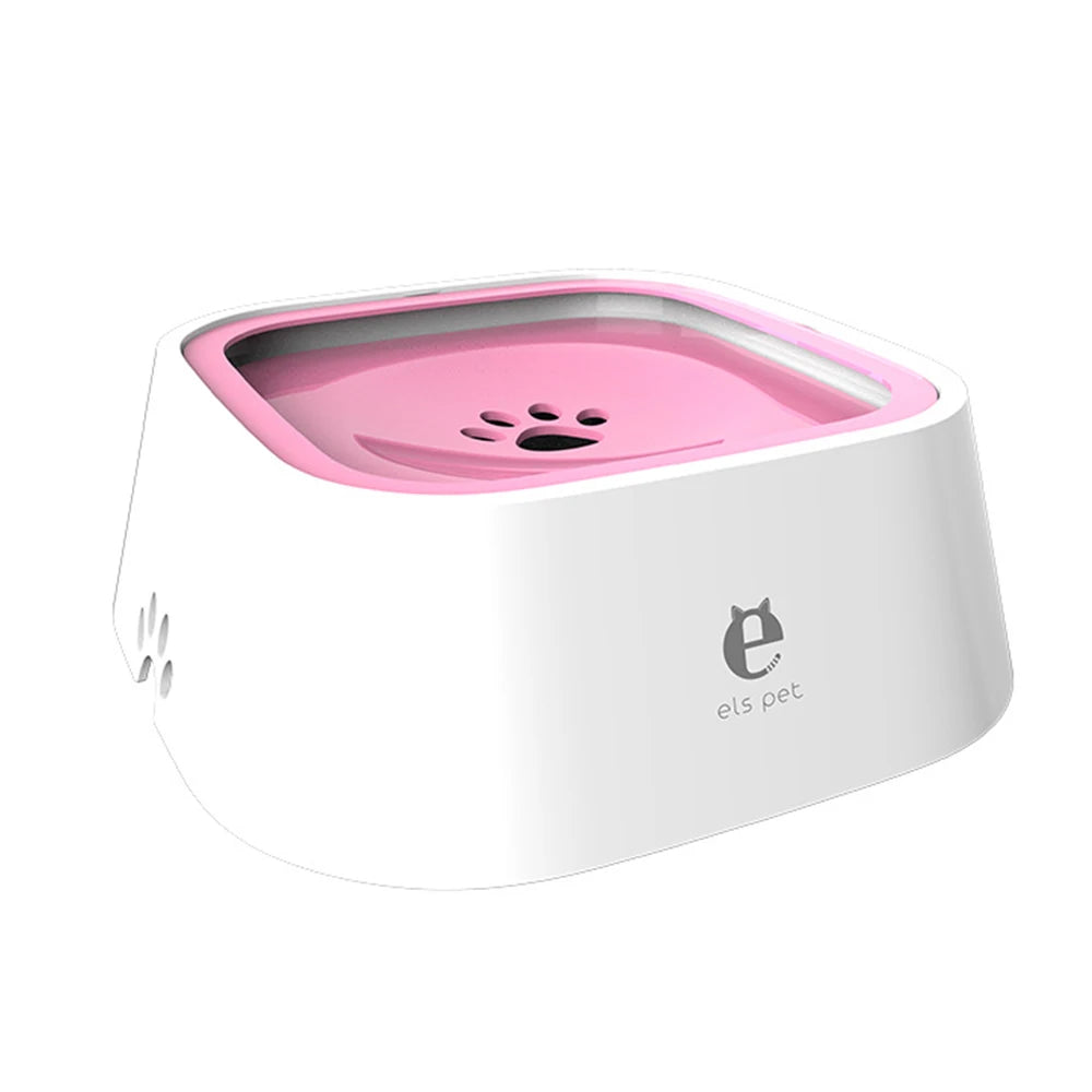 Pet Drinking Water Bowl with Floating Design - Non-Wetting, Non-Skid, Large Capacity