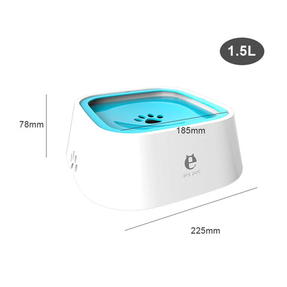 Pet Drinking Water Bowl with Floating Design - Non-Wetting, Non-Skid, Large Capacity