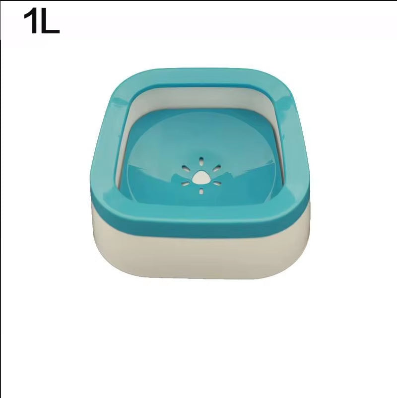 Pet Drinking Water Bowl with Floating Design - Non-Wetting, Non-Skid, Large Capacity