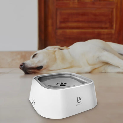 Pet Drinking Water Bowl with Floating Design - Non-Wetting, Non-Skid, Large Capacity